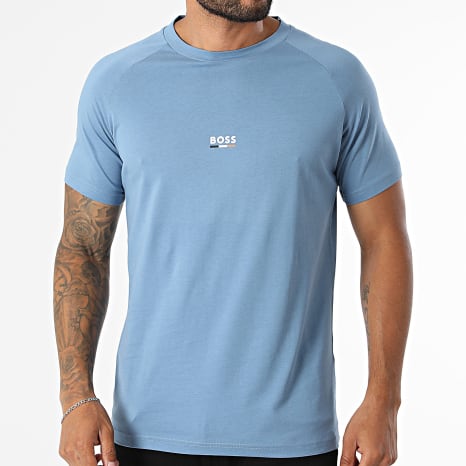 BOSS - Camiseta Slim 50517970 Azul Claro