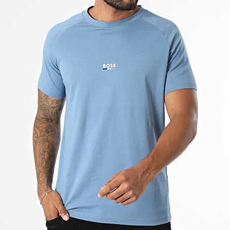 BOSS - Camiseta Slim 50517970 Azul Claro