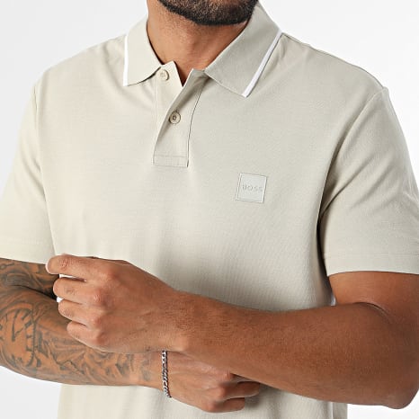 BOSS - Polo Manga Corta 50566185 Beige