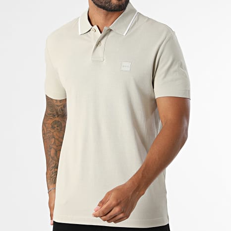 BOSS - Polo Manga Corta 50566185 Beige
