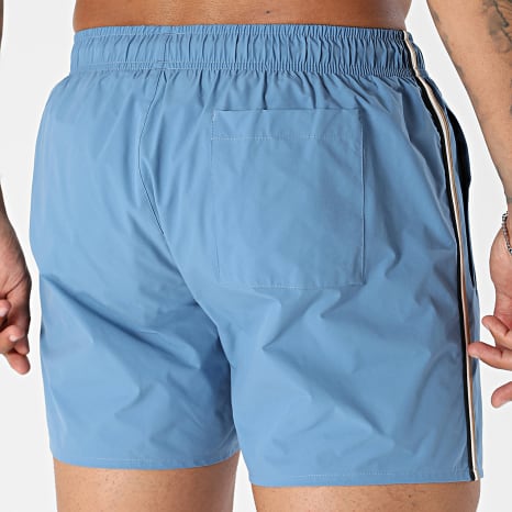 BOSS - Short De Bain A Bandes Iconic 50491594 Bleu