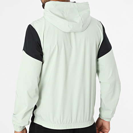 Sergio Tacchini - Veste Zippée A Capuche Grecale 41725 Vert Clair Noir