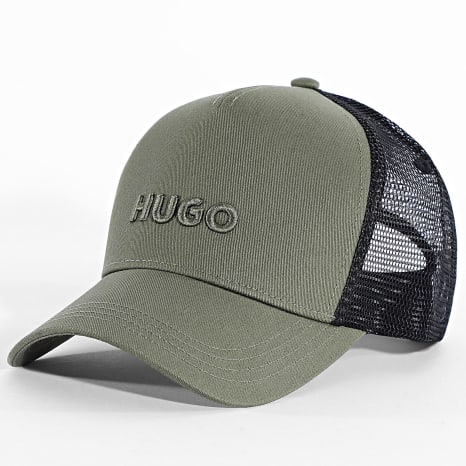 HUGO - Casquette Trucker Marsel 50535942 Vert Kaki Noir
