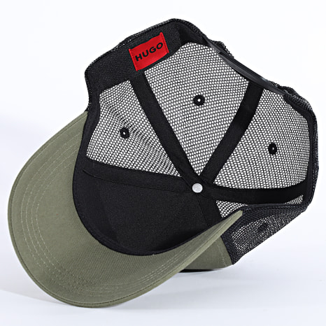 HUGO - Casquette Trucker Marsel 50535942 Vert Kaki Noir
