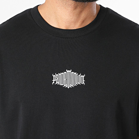 Vald - Tee Shirt Oversize Back Noir