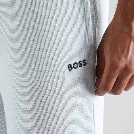 BOSS - Pantalón Corto de chándal Waffle 50535884 Azul Cielo