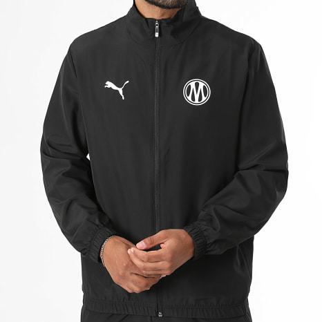 Puma - Ensemble De Survetement OM Essentials 786460 Noir