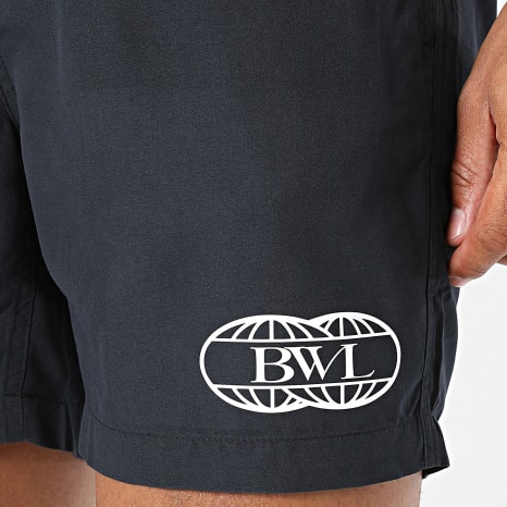 RDN x BWL - Short De Bain Bara Western Liquid Noir Blanc