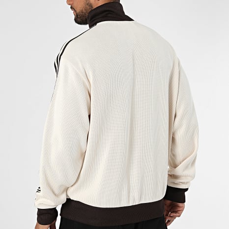 Adidas Originals - Chaqueta de punto con cremallera Firebird Knit KQ5500 Beige Marrón
