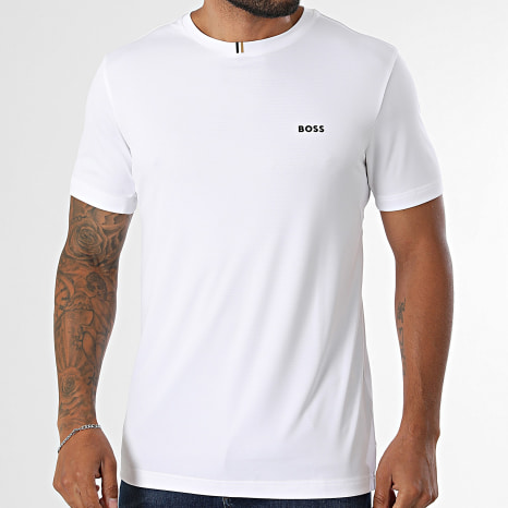 BOSS - Tee Shirt Slim Fit Toc Game 50563361 Blanc