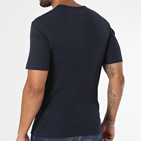 BOSS - Lot De 2 Tee Shirts Rib 50563886 Vert Kaki Bleu Marine