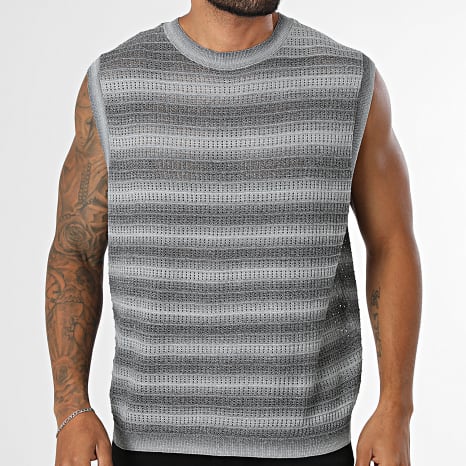 Frilivin - Débardeur Crochet 092 Gris