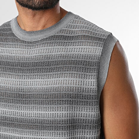 Frilivin - Débardeur Crochet 092 Gris