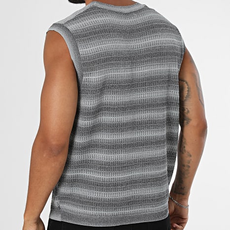 Frilivin - Débardeur Crochet 092 Gris