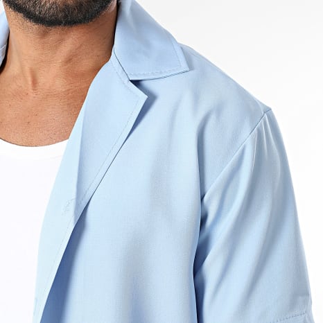 Frilivin - Ensemble Chemise Manches Courtes Et Pantalon 963 Bleu Clair