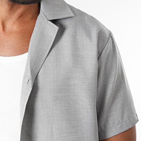Frilivin - Ensemble Chemise Manches Courtes Et Pantalon 963 Gris Clair