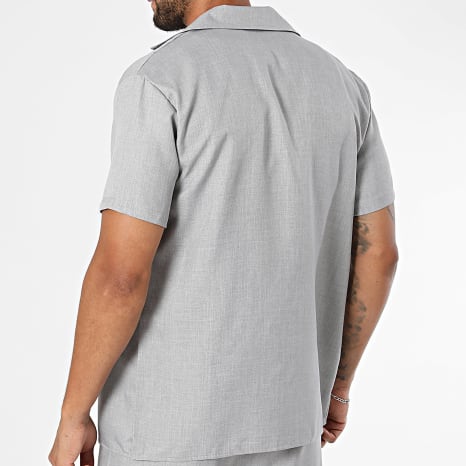 Frilivin - Ensemble Chemise Manches Courtes Et Pantalon 963 Gris Clair