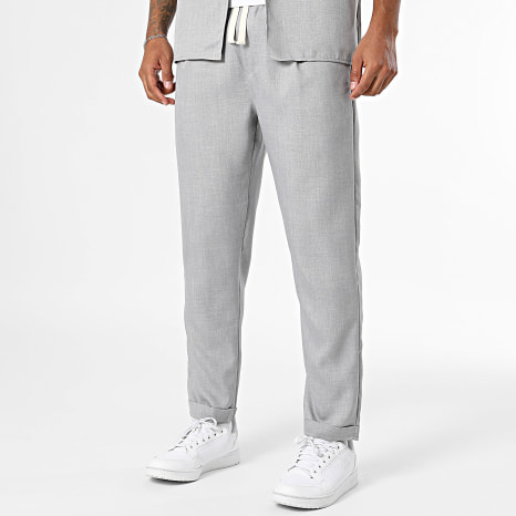 Frilivin - Ensemble Chemise Manches Courtes Et Pantalon 963 Gris Clair