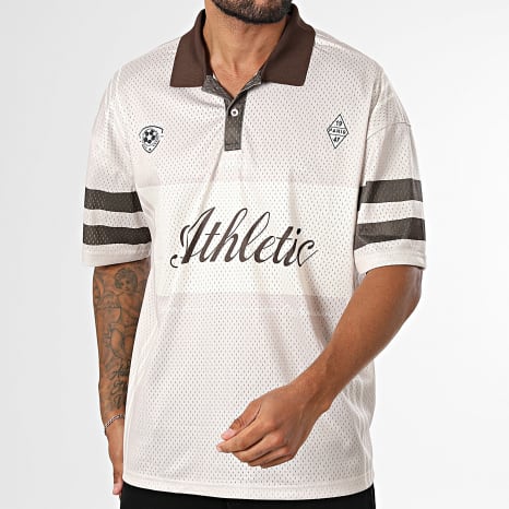 Frilivin - Polo Manches Courtes 687 Beige Marron