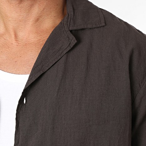 Frilivin - Chemise Manches Courtes 172 Marron