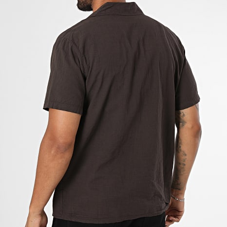 Frilivin - Chemise Manches Courtes 172 Marron