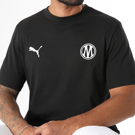 Puma - Tee Shirt OM Football Essential 786451 Noir