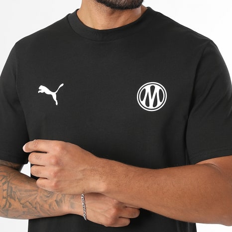 Puma - Tee Shirt OM Football Essential 786451 Noir