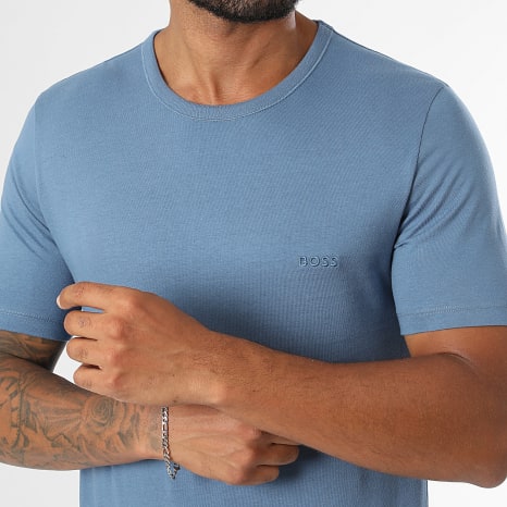 BOSS - Lot De 3 Tee Shirts 50532468 Bleu Clair Bleu Marine Bleu