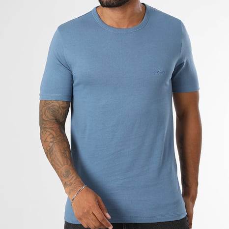 BOSS - Lot De 3 Tee Shirts 50532468 Bleu Clair Bleu Marine Bleu