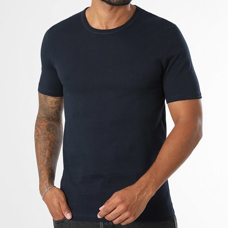 BOSS - Lot De 3 Tee Shirts 50532468 Bleu Clair Bleu Marine Bleu
