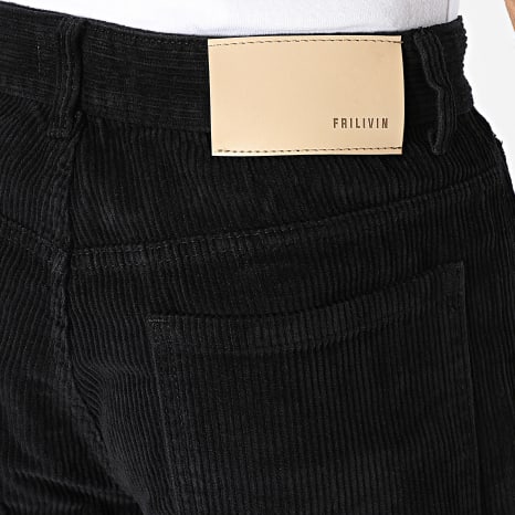 Frilivin - Pantalon En Velours Côtelé 530 Noir