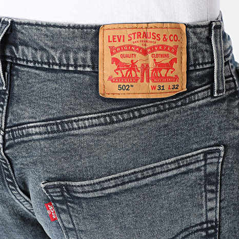 Levi's - Jean 502™ Taper 29507 Bleu Foncé Chiné