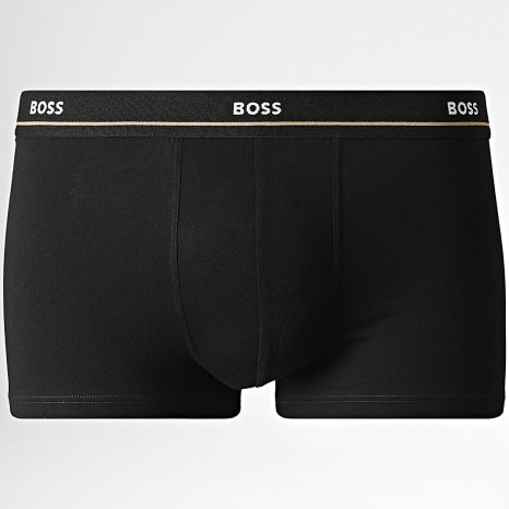 BOSS - Lot De 5 Boxers Essential Trunk 50531660 Noir Bleu Marine Gris Bleu Vert Kaki