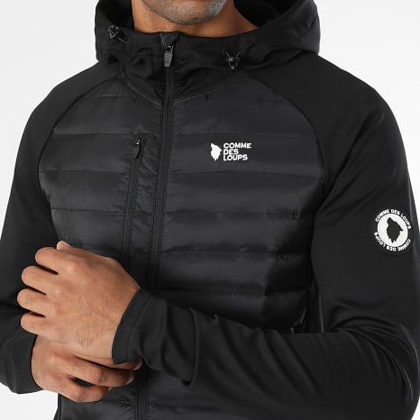 Comme Des Loups - Veste A Capuche Zippée Creed Noir