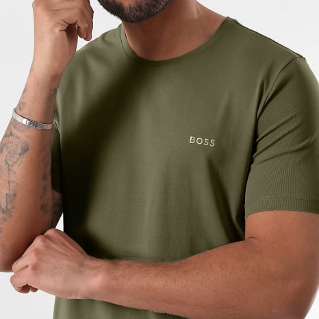 BOSS - Tee Shirt Mix And Match 50515312 Vert Kaki