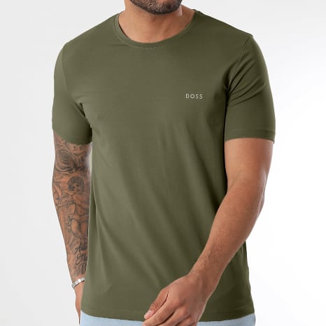 BOSS - Tee Shirt Mix And Match 50515312 Vert Kaki