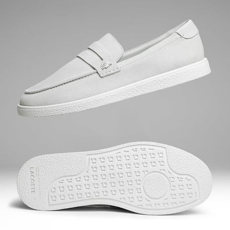Lacoste - Mocassins Cochet 226 Grey White