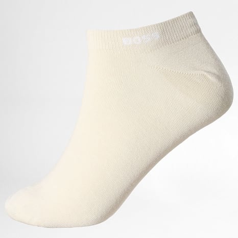 BOSS - Lot De 2 Paires De Chaussettes AS Uni 50469849 Blanc Beige