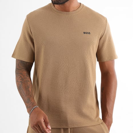 BOSS - Ensemble Tee Shirt Et Short Waffle 50535891 50535884 Camel
