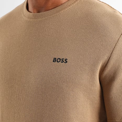 BOSS - Ensemble Tee Shirt Et Short Waffle 50535891 50535884 Camel