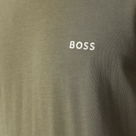 BOSS - Ensemble Tee Shirt Et Short Jogging Mix And Match 50515312 50515314 Vert Kaki