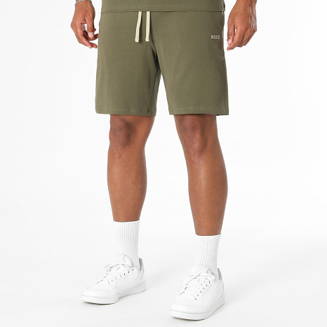 BOSS - Ensemble Tee Shirt Et Short Jogging Mix And Match 50515312 50515314 Vert Kaki