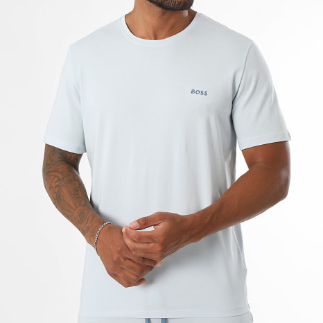 BOSS - Ensemble Tee Shirt Et Short Mix And Match 50515312 50515314 Bleu Clair