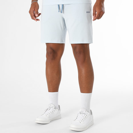 BOSS - Ensemble Tee Shirt Et Short Mix And Match 50515312 50515314 Bleu Clair