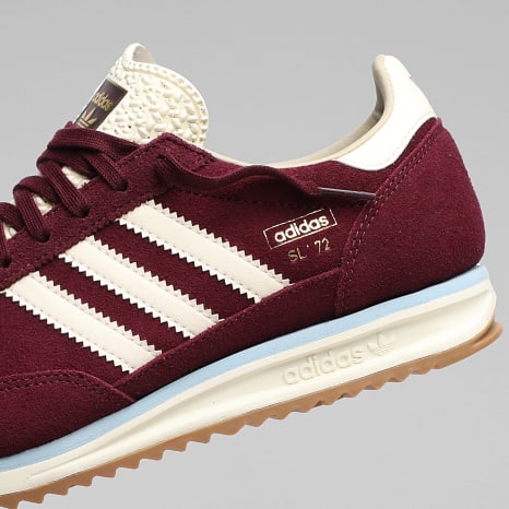 Adidas Originals - Baskets SL 72 RS KH9672 Maroon Cream White Clear Sky