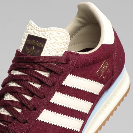 Adidas Originals - Baskets SL 72 RS KH9672 Maroon Cream White Clear Sky