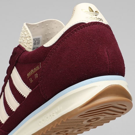 Adidas Originals - Baskets SL 72 RS KH9672 Maroon Cream White Clear Sky