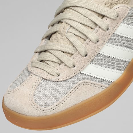 Adidas Originals - Baskets Femme Gazelle Indoor J KI4502 Khaki Three Off White Gold Metallic