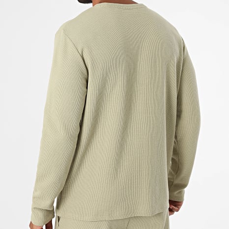 BOSS - Ensemble De Survêtement Waffle 50535870 50535877 Vert Clair