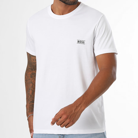BOSS - Tee Shirt Pure Coton 50565324 Blanc